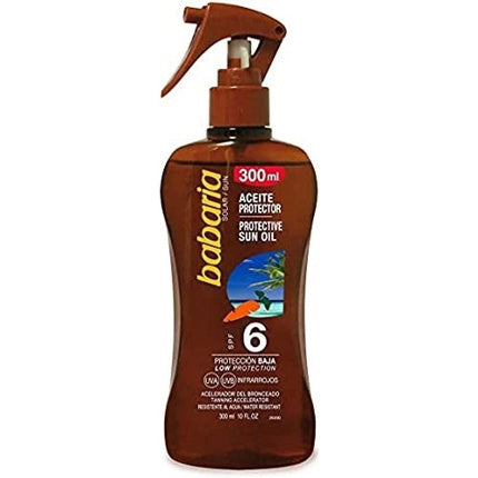 Carrot tanning oil Spf 6 300ml, Babaria