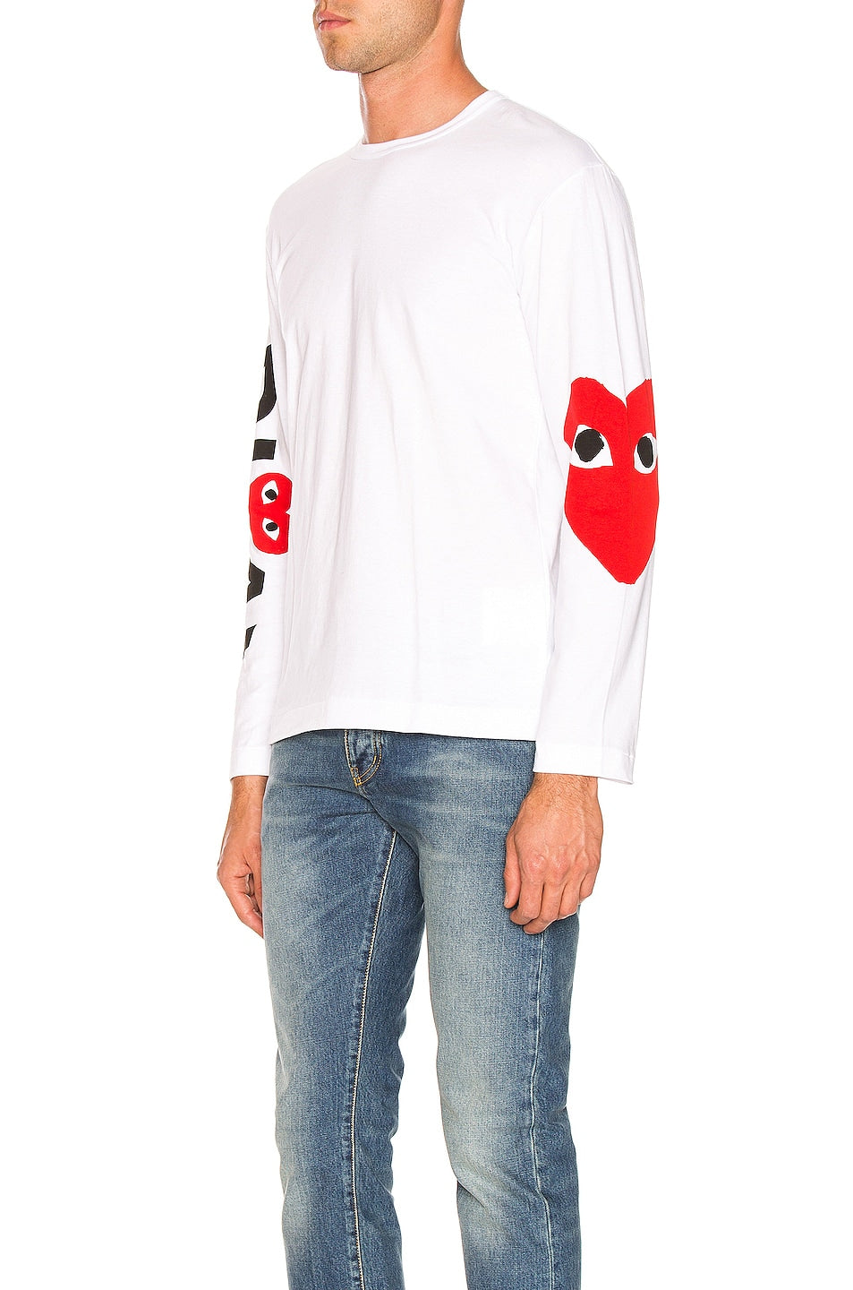 Comme des Garçons Logo T-shirt, white