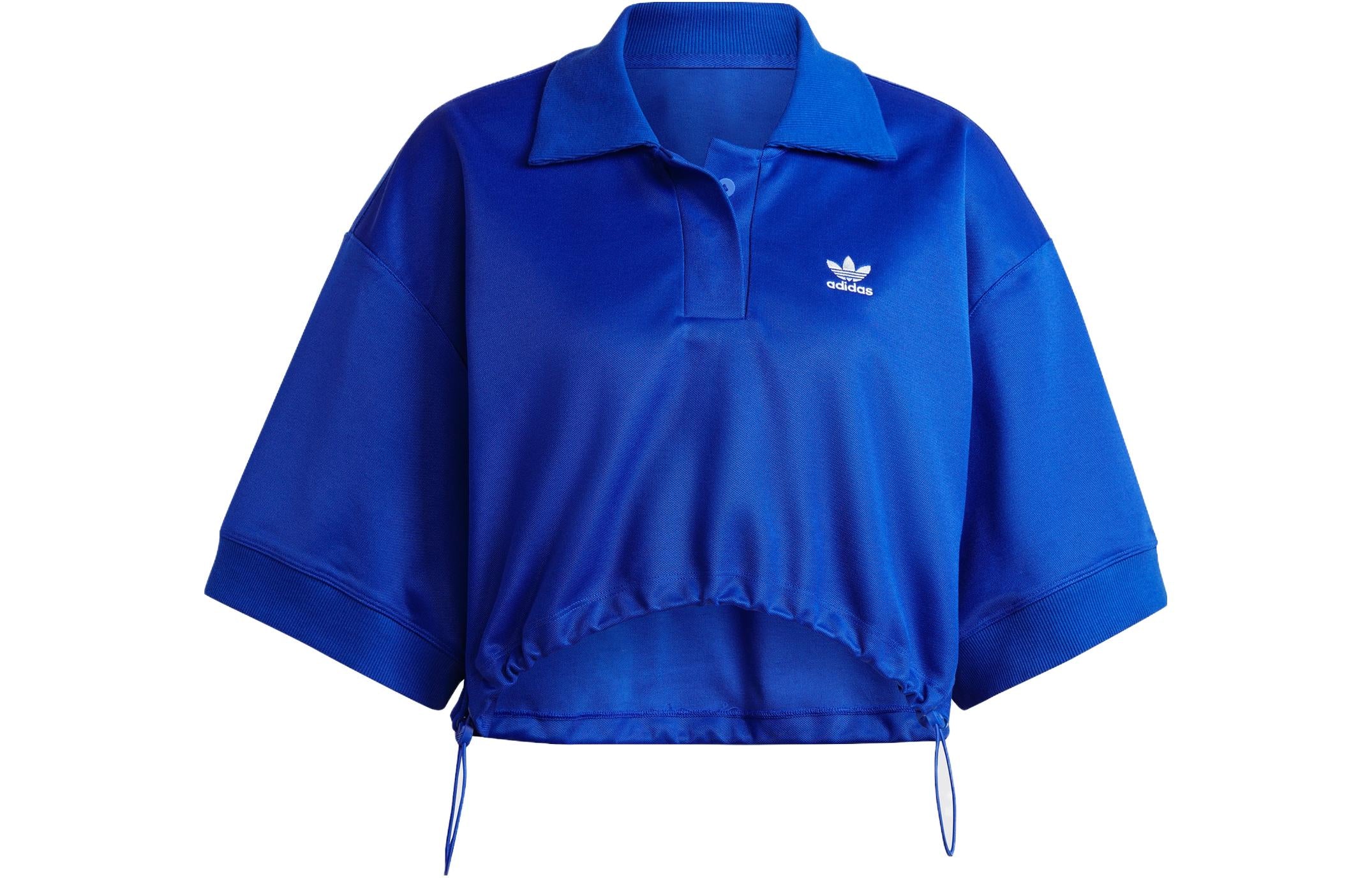 Spice Girls Series Polo Shirt Womens Bright Blue Adidas Originals