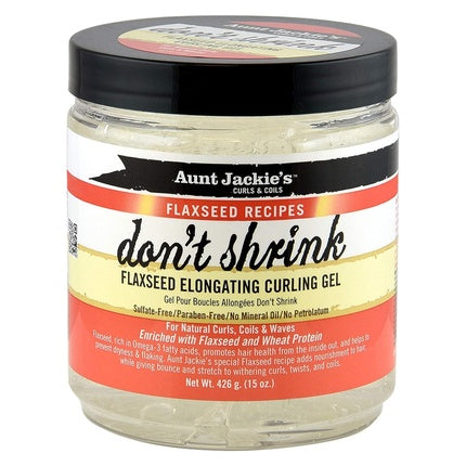 Flaxseed Recipes, Extending Curl Gel, 15 oz, Aunt Jackie'S