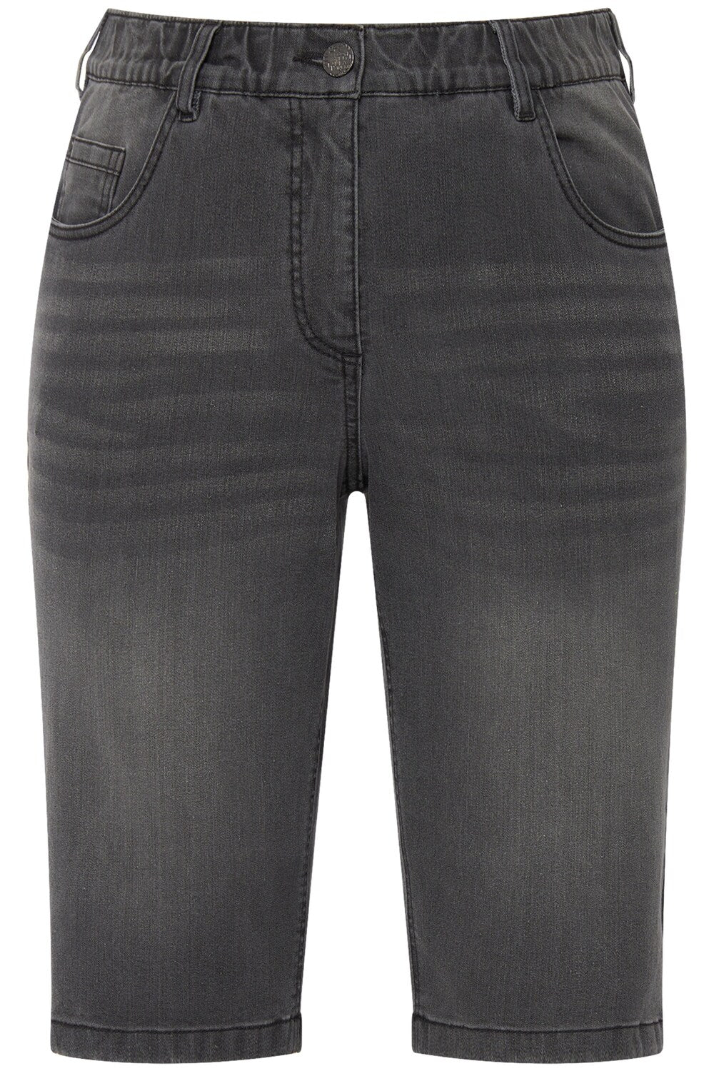 Ulla Popken slim fit jeans, anthracite