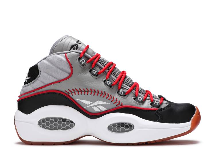 حذاء رياضي Reebok QUESTION MID 'PRACTICE' باللون الرمادي