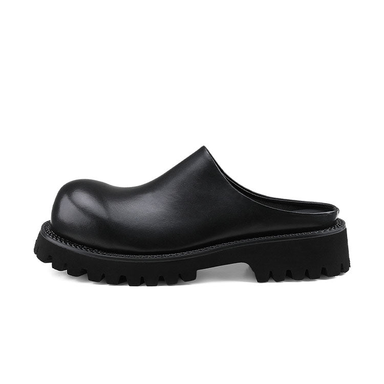 Broken Cocoon Series Closed Toe Clogs for Men Hanqiaoriji Black