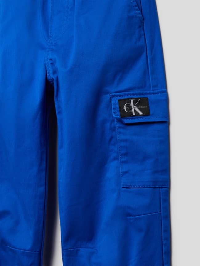 Cargo pants with label, CARGO PANTS Calvin Klein Jeans, blue