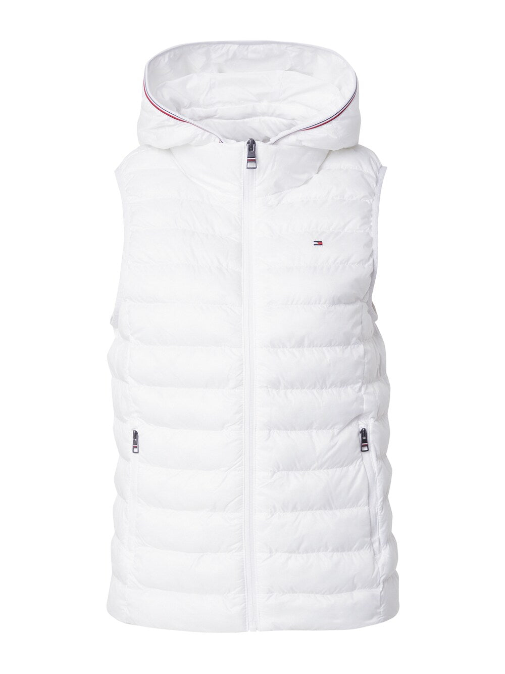 TOMMY HILFIGER GLOBAL STRIPE vest, white