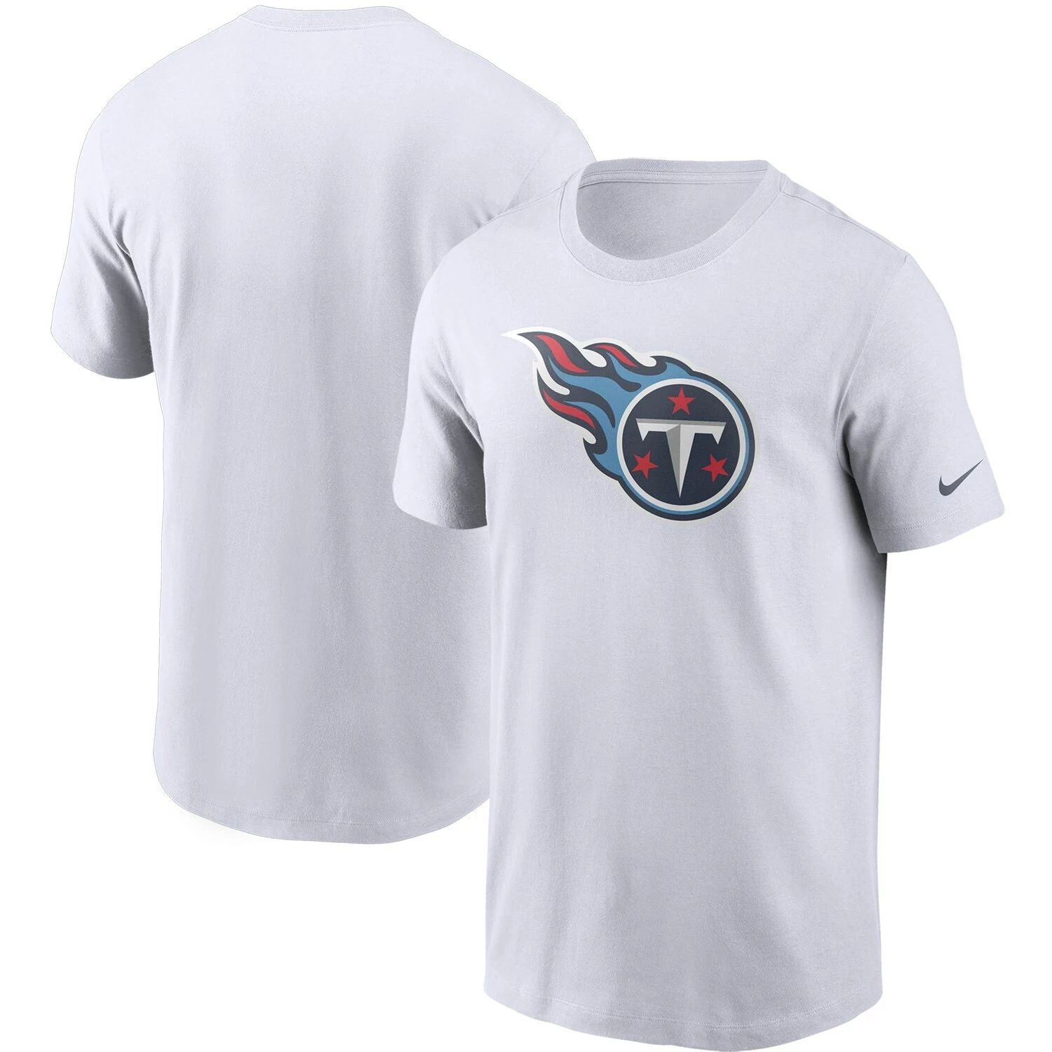 تي شيرت رجالي باللون الأبيض بشعار فريق Tennessee Titans Primary Nike