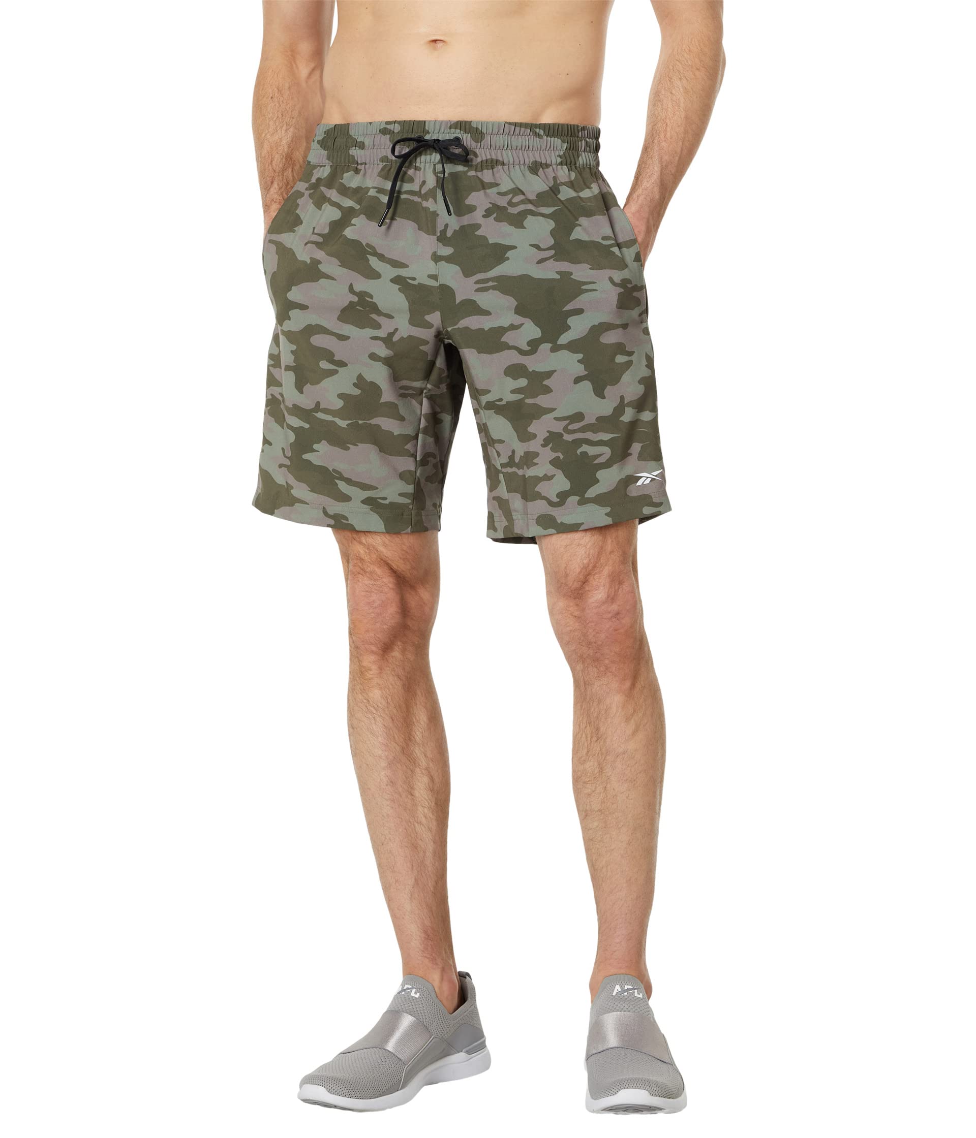 Reebok Workout Ready Camo All Over Print Shorts