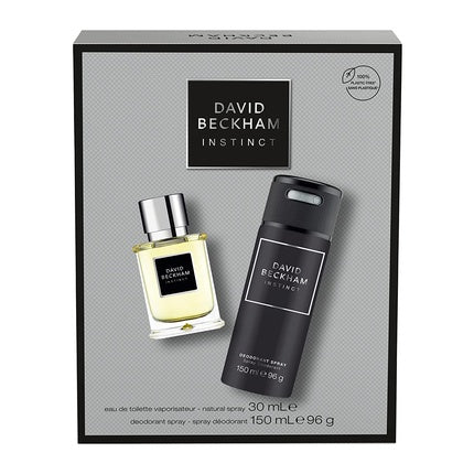 David Beckham Instinct eau de toilette 30 ml and deodorant 150 ml gift set