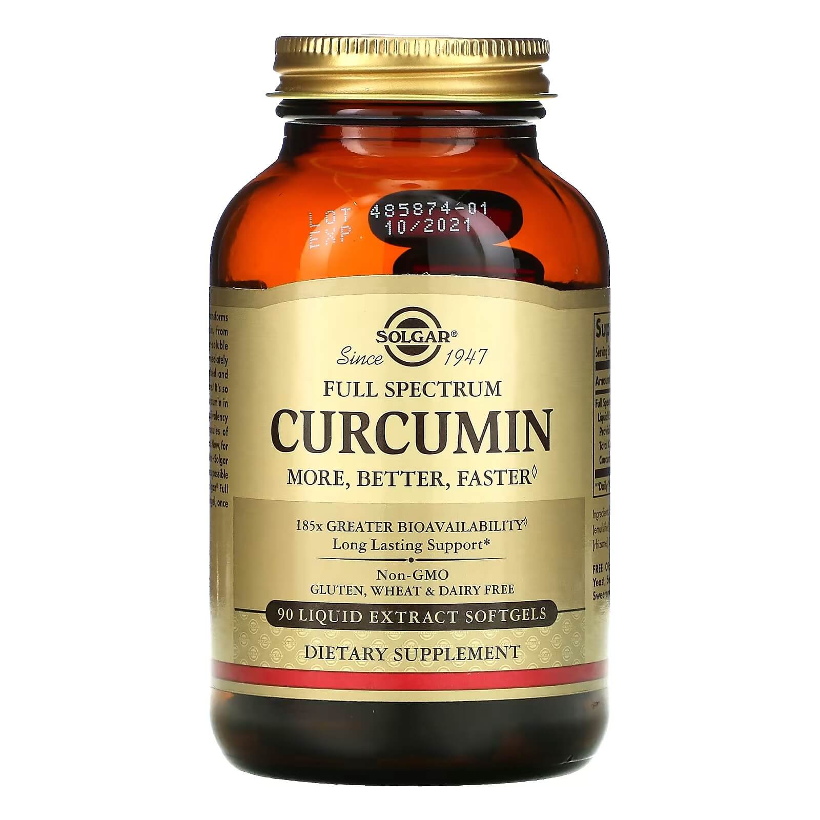 Solgar Full Spectrum Curcumin, 90 Capsules