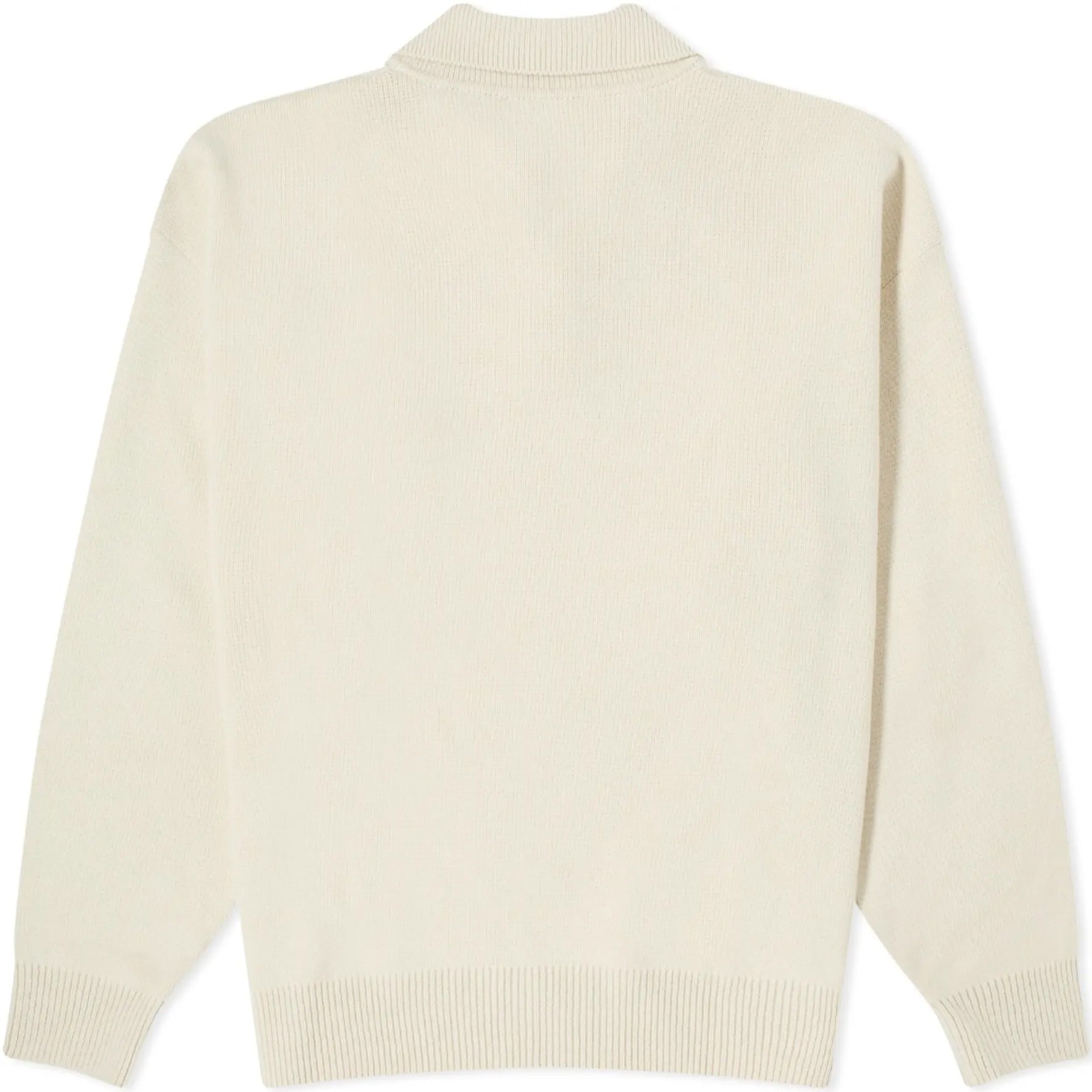 Pangaia Recycled Cashmere Polo Sweater, Ivory