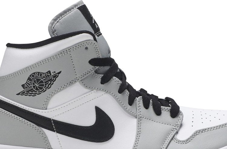 Air Jordan 1 Mid Smoke Gray Sneakers