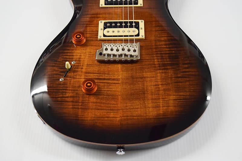 PRS SE Custom 24 Left-handed Electric Guitar - Black Gold Sunburst SE Custom 24 Left-handed Electric Guitar