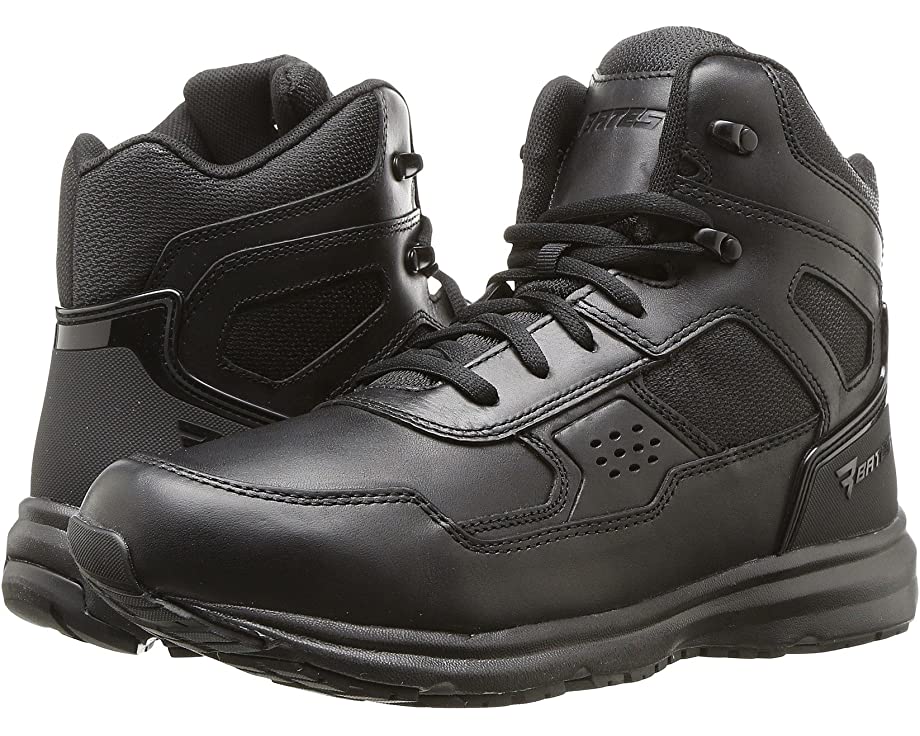 Raide Mid Leather Sport Tactical Bates Footwear Boots, Black