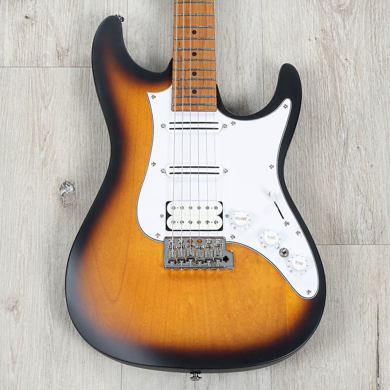 Ibanez ATZ10P Andy Timmons Signature Guitar, Toasted Maple Neck matte color Sunburst ATZ10PSTM