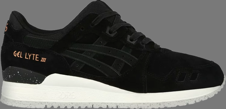 Sneakers gel lyte 3 rose gold 'black' Asics, black