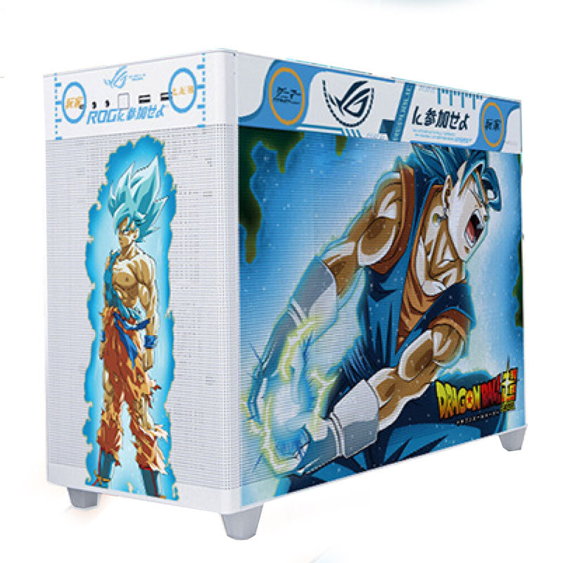 Case ASUS Custom AP201 Ice Cube-Dragon Ball, Mini Tower, white/pattern