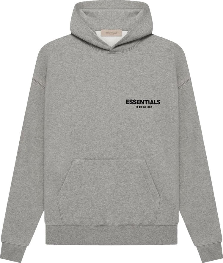 Fear of God Essentials Hoodie 'Dark Oatmeal', gray