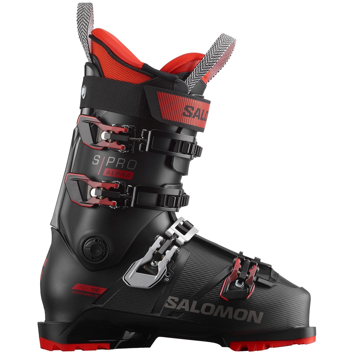 حذاء التزلج Salomon S/Pro Alpha 100، أسود