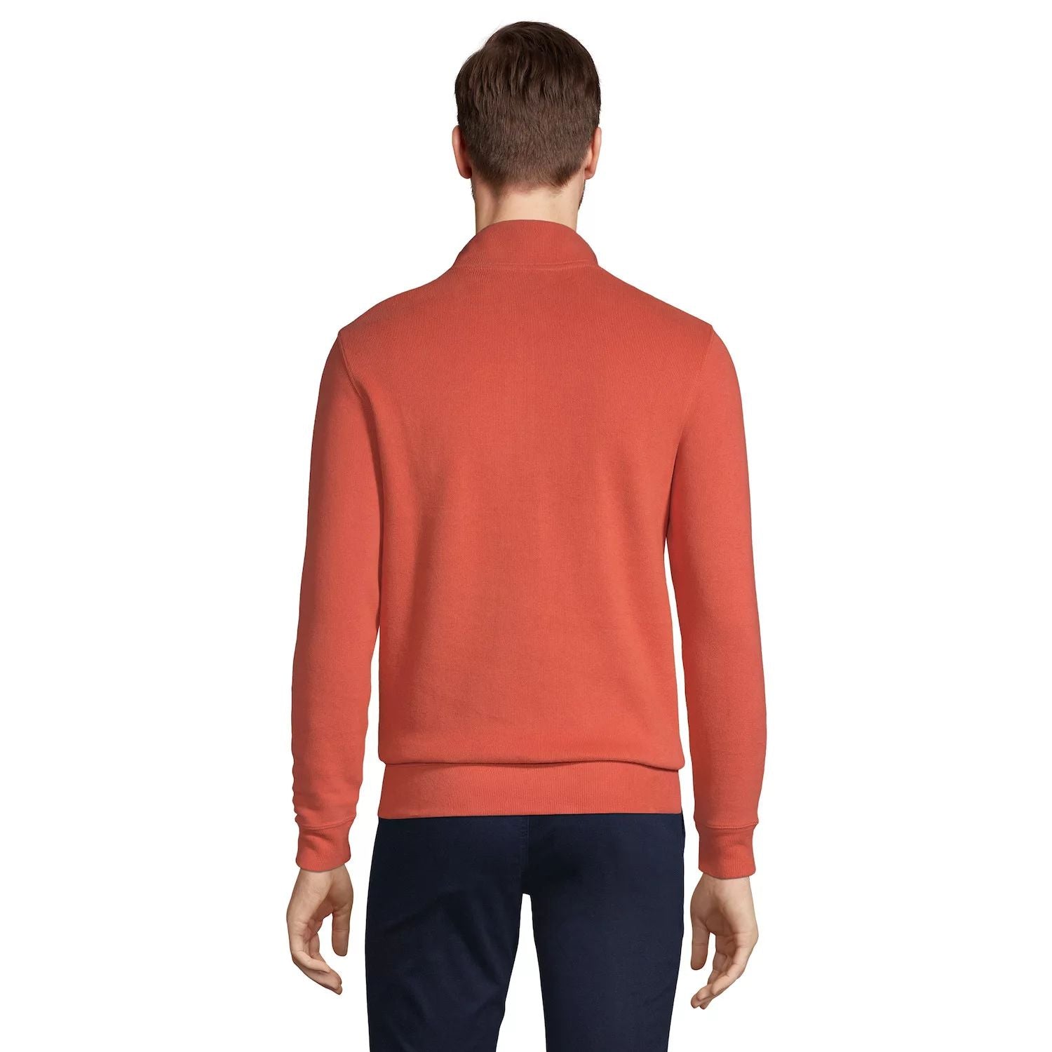 Big & Tall Bedford Lands' End Quarter Zip Sweater