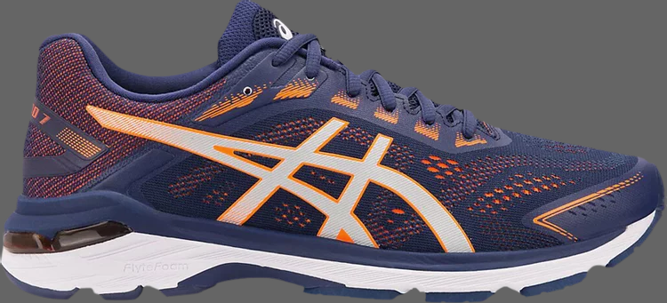 Sneakers gt 2000 7 2e wide 'indigo shocking orange' Asics, blue