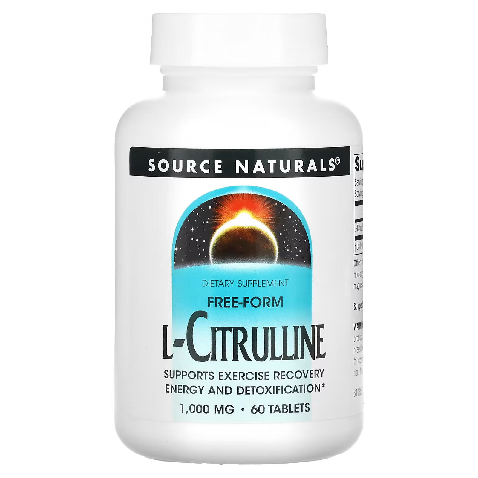 Source Naturals, L-Citrulline، 1000 مجم، 60 قرصًا