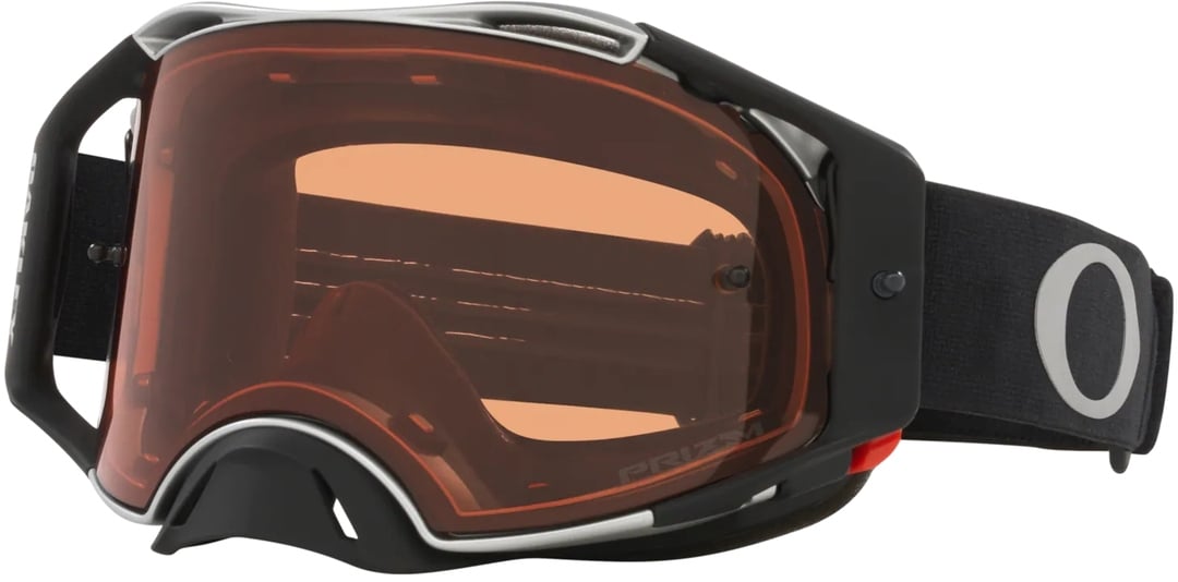 Oakley Airbrake Prizm Motocross Goggles, Black/Brown