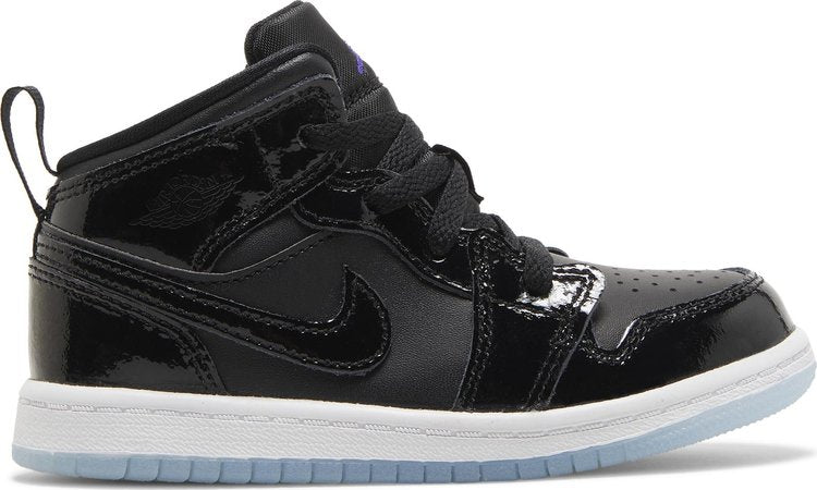 حذاء رياضي Air Jordan 1 Mid SE TD Space Jam باللون الأسود