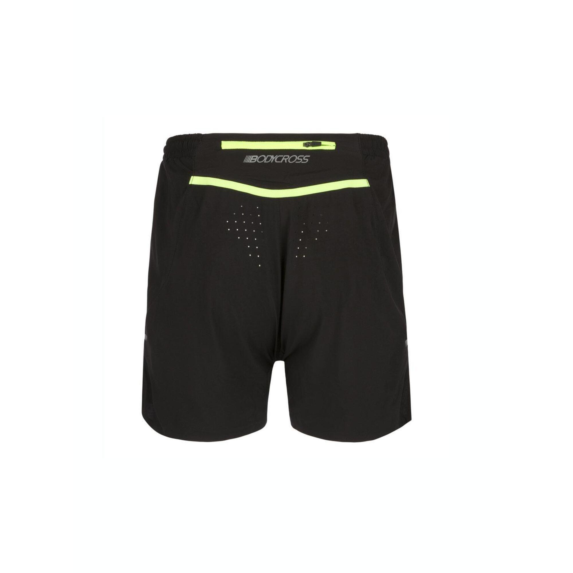 Oury Black BODYCROSS running shorts, black