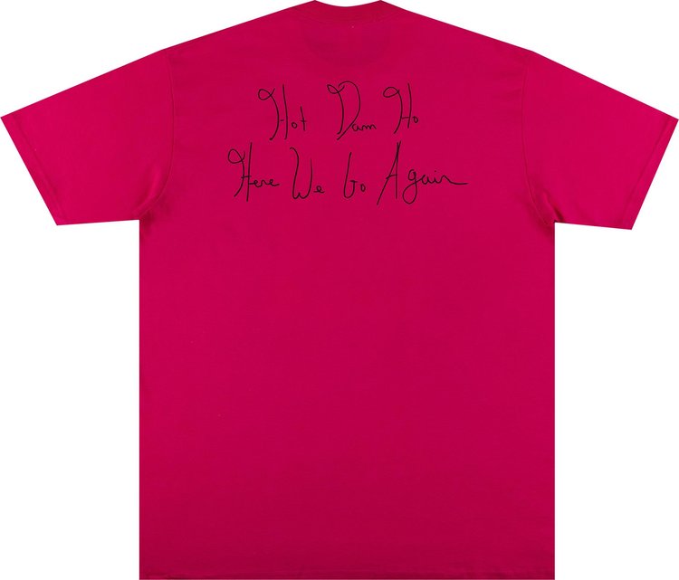 تي شيرت Supreme Lil Kim Tee 'Pink'، باللون الوردي