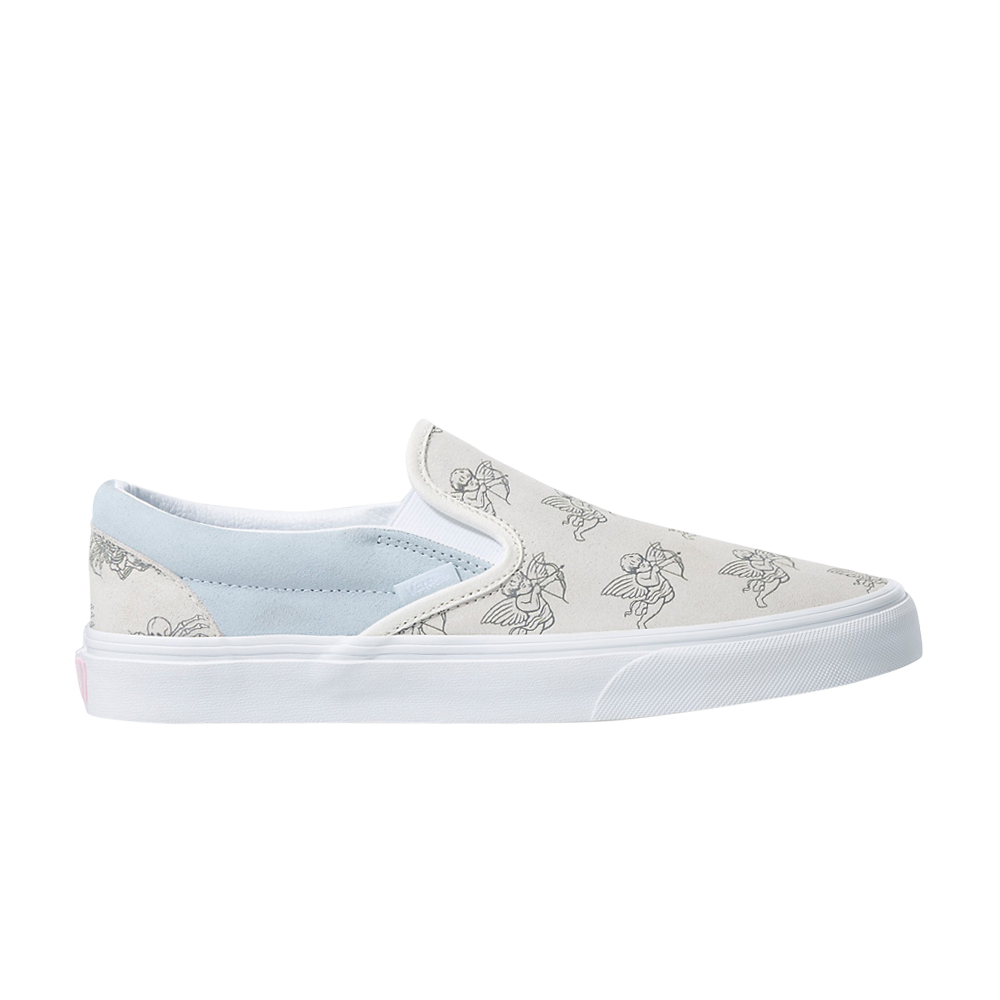 Vans classic slip-ons, white