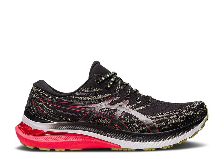 ASICS GEL KAYANO 29 'BLACK ELECTRIC RED' sneakers, black