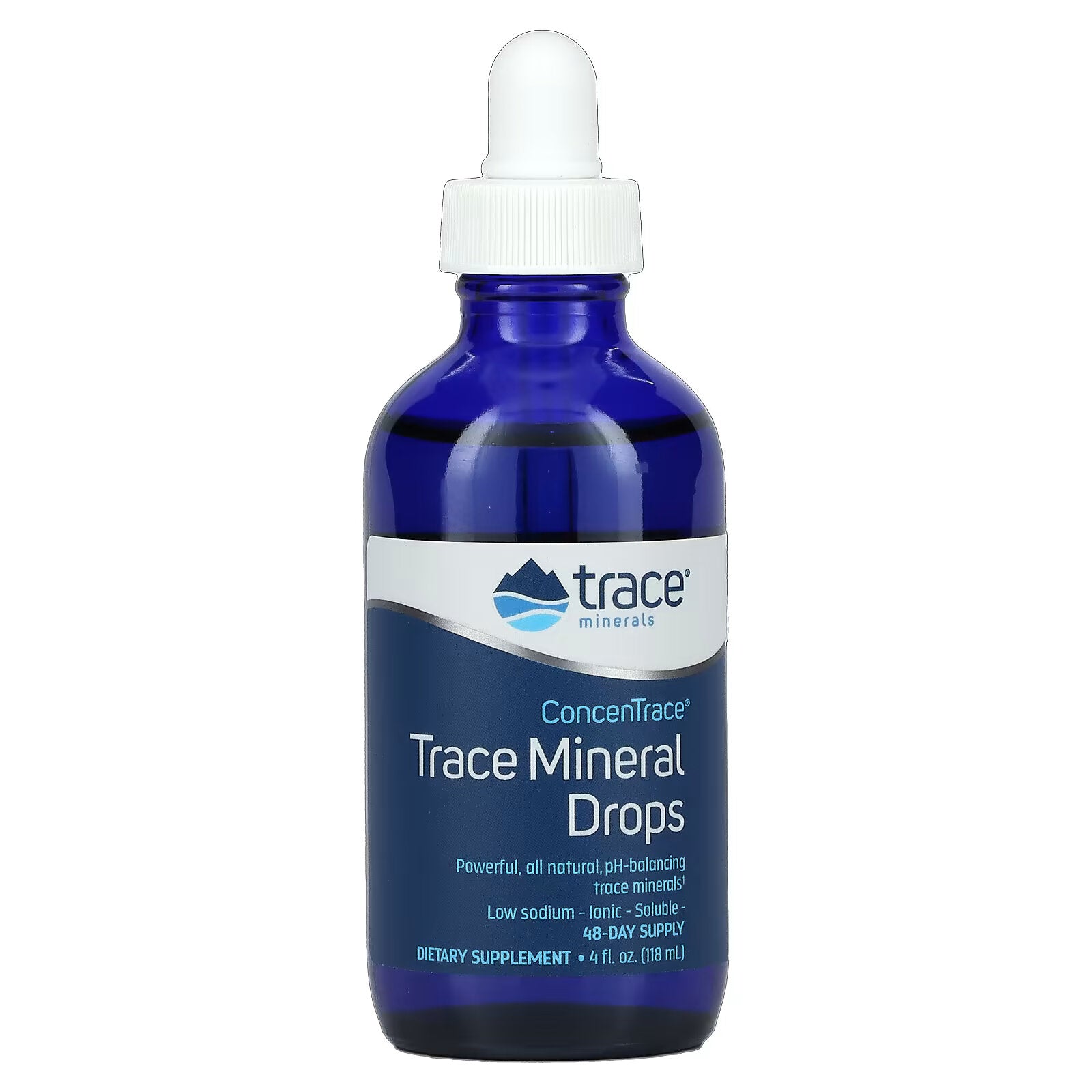 Trace Minerals ConcenTrace, microelements drops, 118 ml