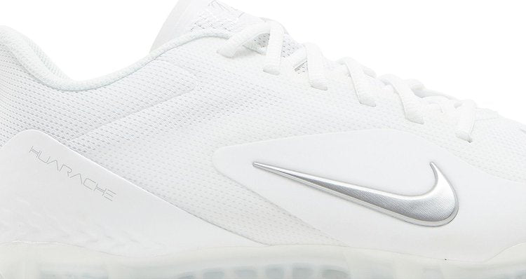 Nike Alpha Huarache 8 Pro 'White Metallic Silver' Boots, White