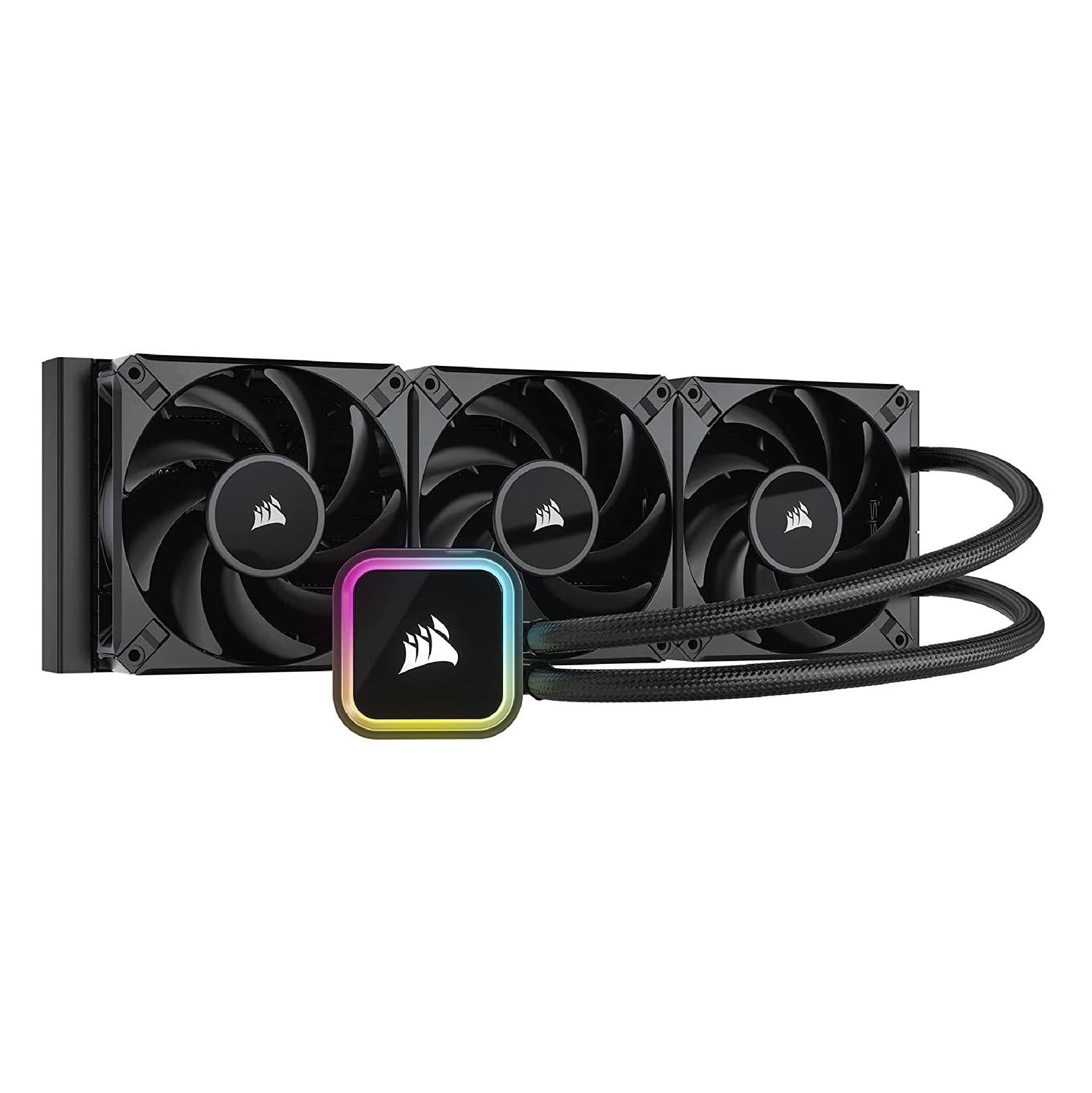 Corsair iCUE H150i RGB Elite Liquid Water Cooling System, Black