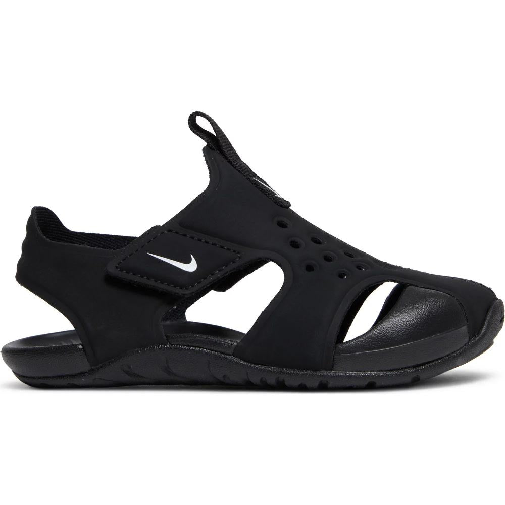 صندل Nike Sunray Protect 2 TD باللونين الأسود والأبيض