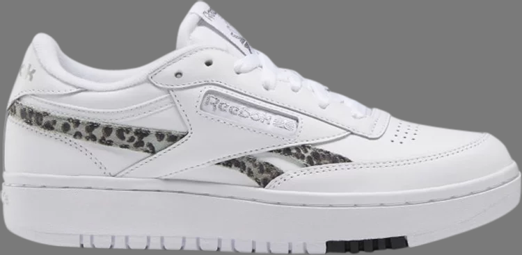 Sneakers wmns club c double 'cheetah print' Reebok, white