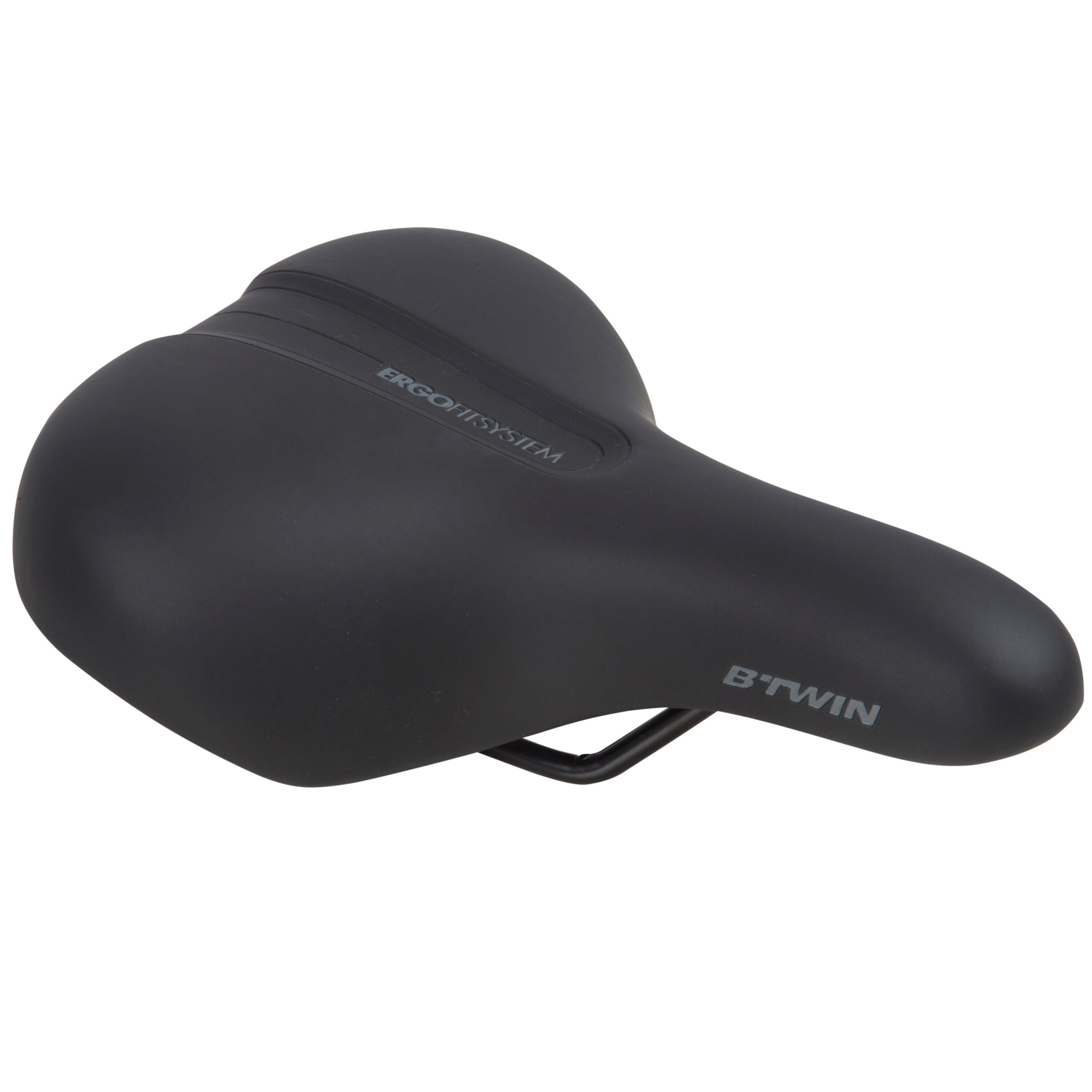 Children's bicycle saddle black 500 CITY Btwin