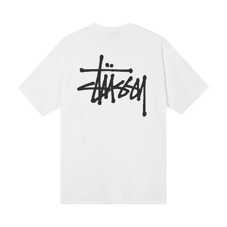 Stussy Basic Pigment Dyed Tee 'Natural', white