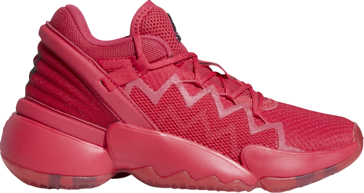 Adidas Crayola x D sneakers. Issue #2 J 'Power Pink', red