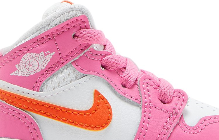 حذاء Air Jordan 1 Mid TD Pinksicle Orange