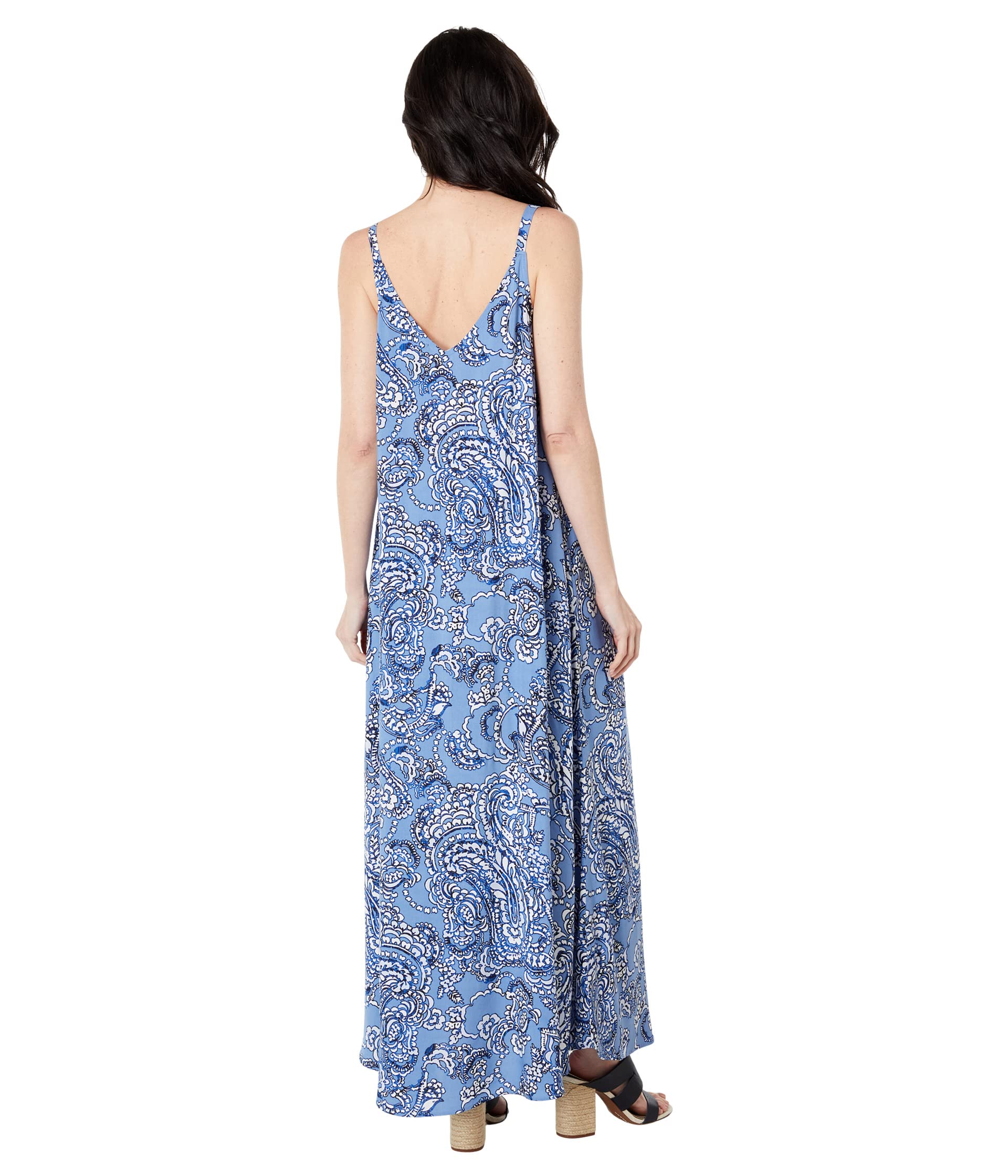 Vince Camuto, Sleeveless Embellished Paisley Maxi Dress