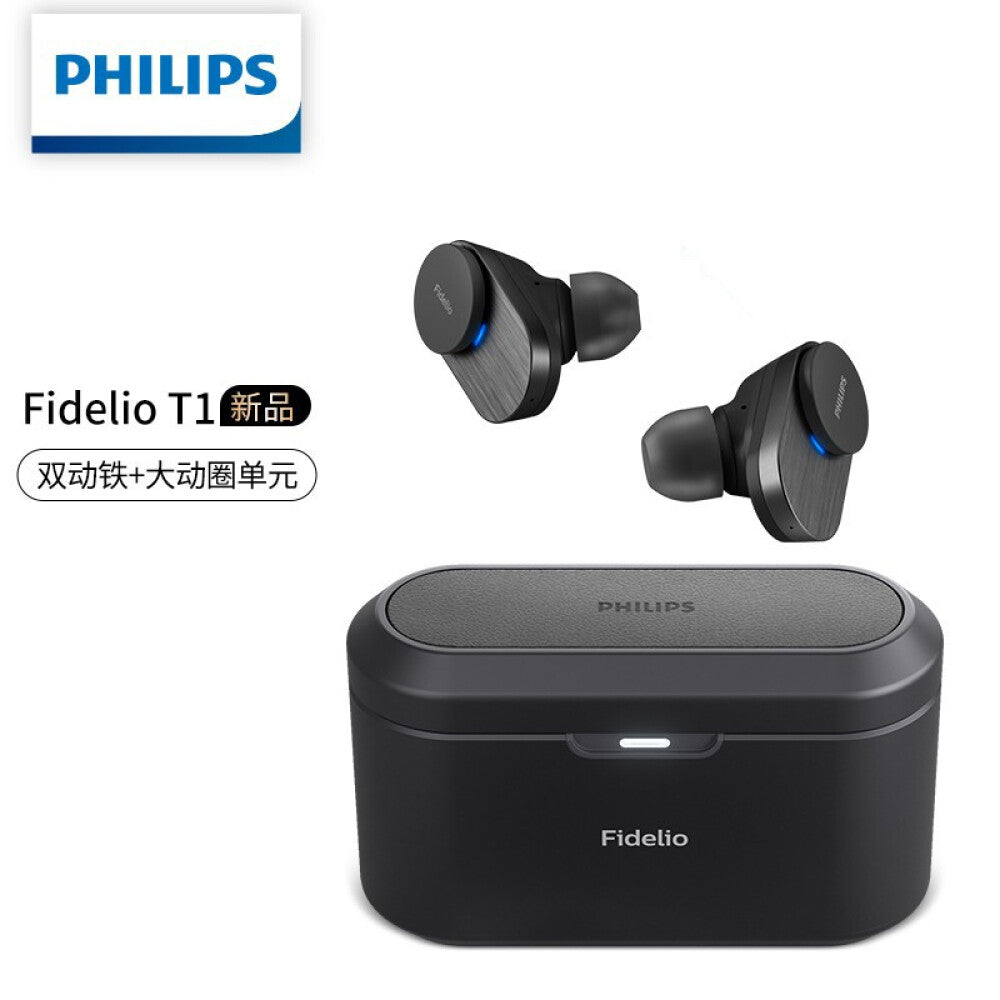 Philips Fidelio T1 wireless headphones, black