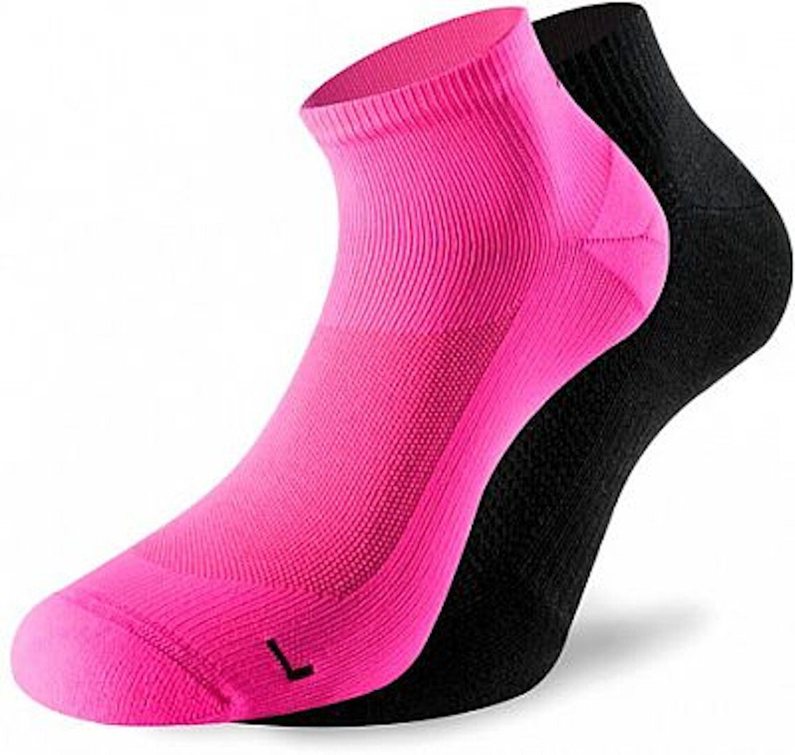 Lenz 3.0 Running socks, black and pink