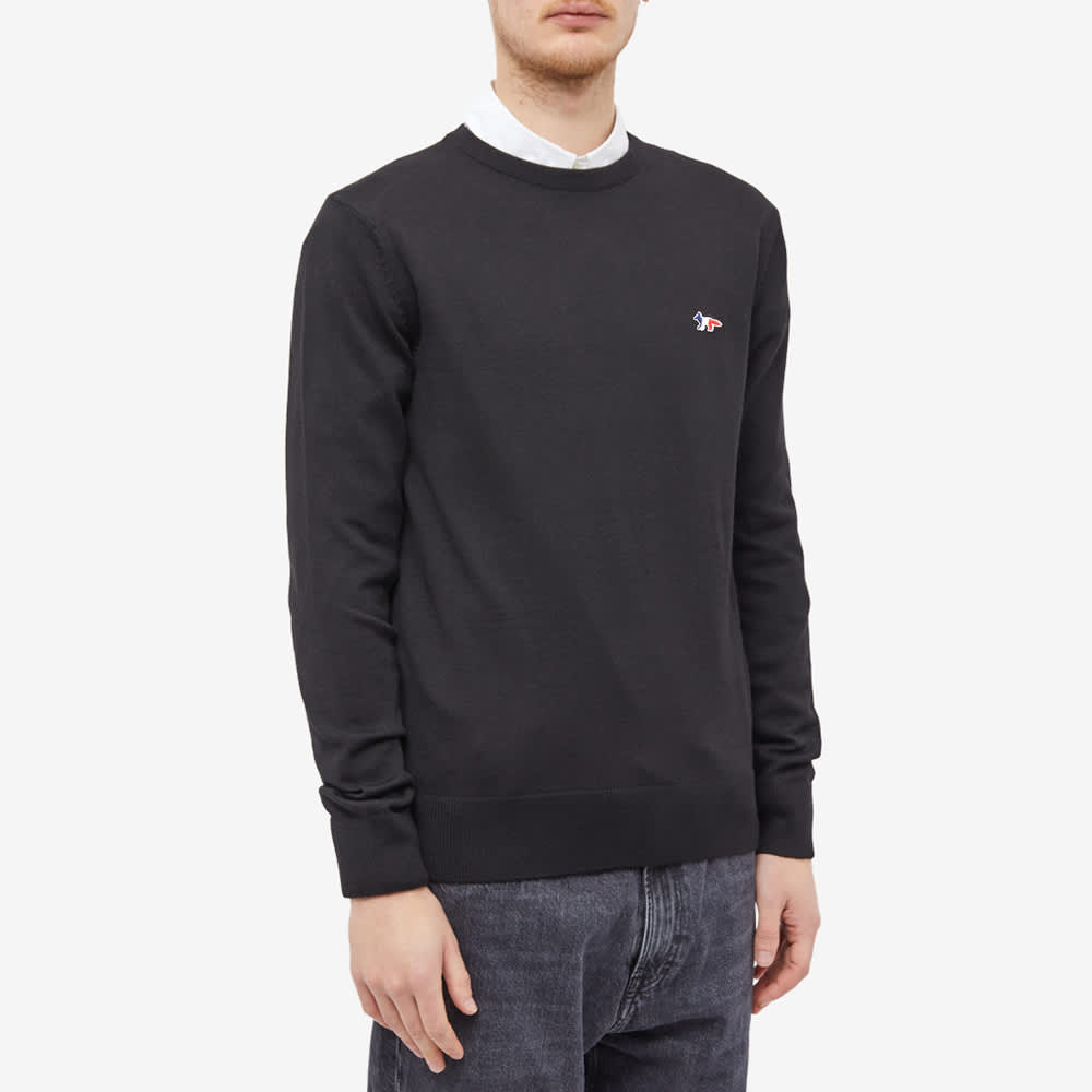 Maison Kitsuné Tricolor Fox Patch Classic Knit Jumper