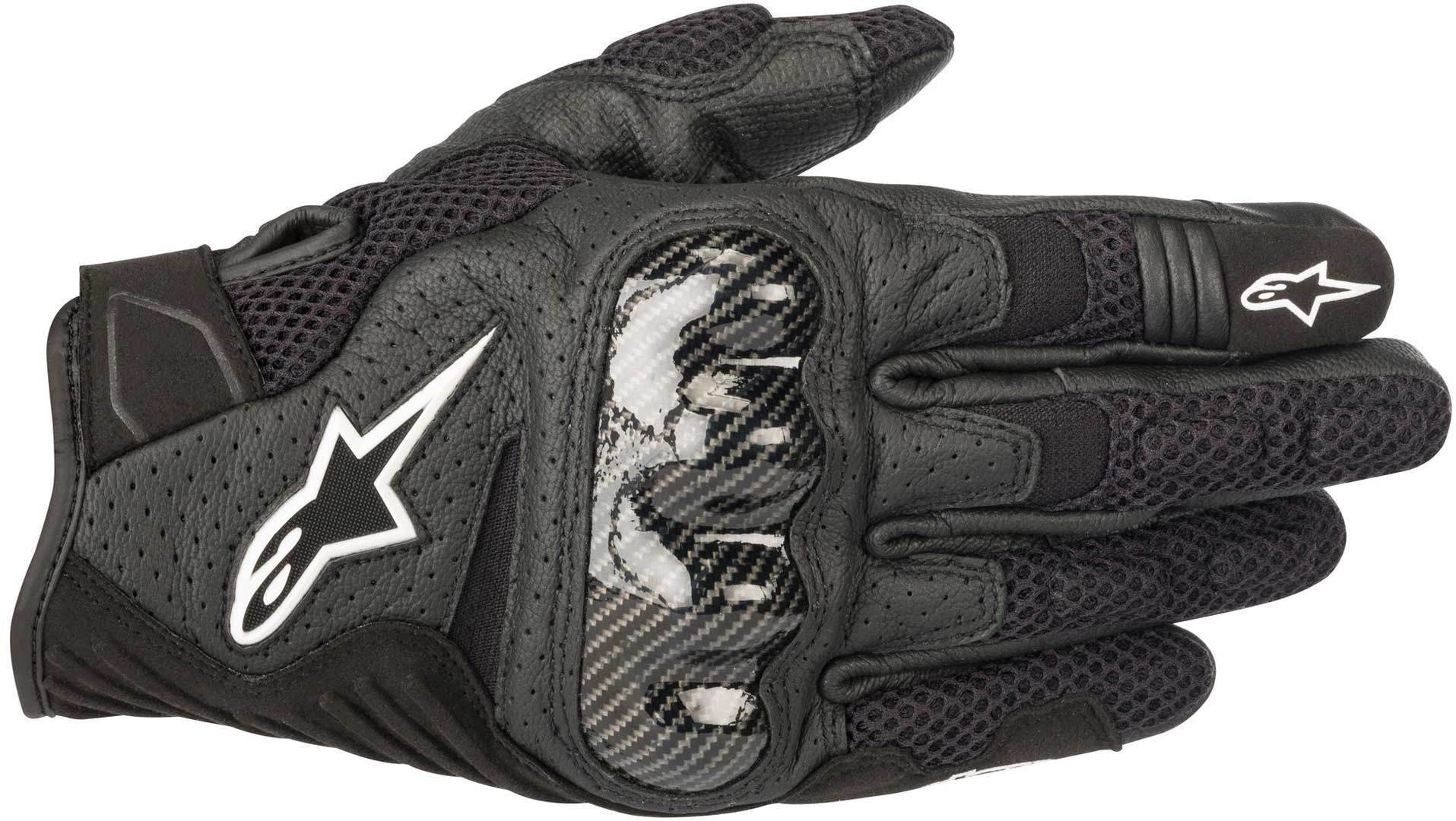 قفازات Alpinestars SMX 1 Air V2، باللون الأسود