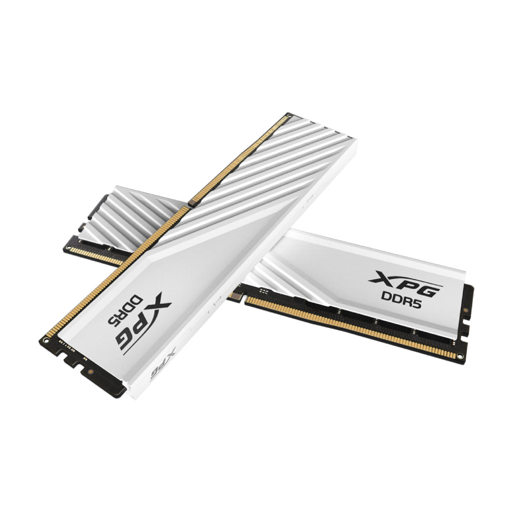 ذاكرة وصول عشوائي Adata XPG Lancer Blade، 32 جيجابايت DDR5 (2x16 جيجابايت)، CL32، 6400 ميجا هرتز، AX5U6400C3216G-DTLABWH، أبيض