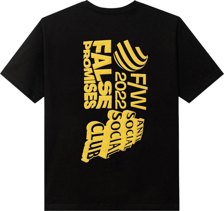 Anti Social Social Club False Promises Tee 'Black'