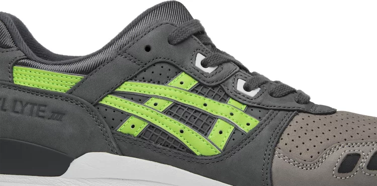 Ronnie fieg x gel lyte 3 'super green' 2016 Asics sneakers, gray