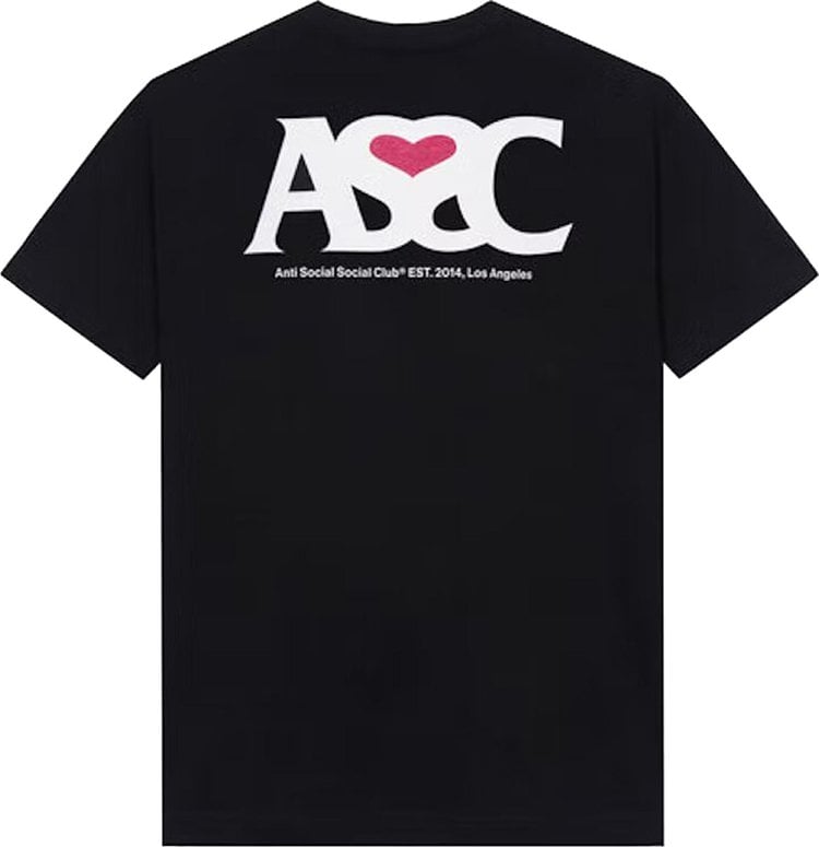 Anti Social Social Club Negative Space T-Shirt 'Black', black