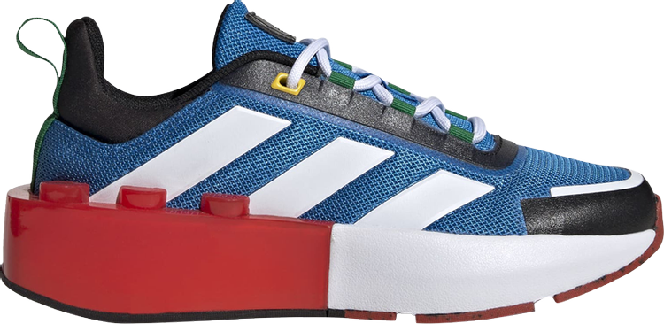 Adidas LEGO x Tech Runner Big Kid 'Shock Blue Red' Sneakers, Blue